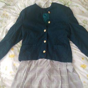 Heather Duke blazer and skirt